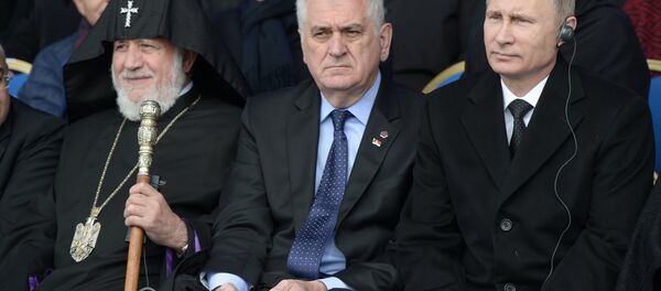 Radna poseta predsednika Rusije Vladimira Putina Jerevanu - Sputnik Srbija