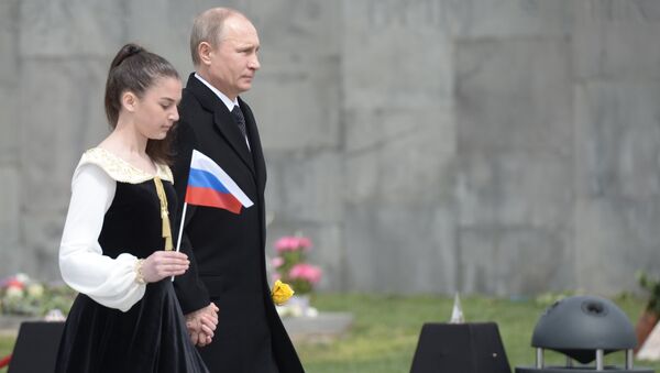 Председник Русије Владимир Путин у Јеревану - Sputnik Србија