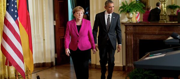 Ангела Меркел и Барак Обама - Sputnik Србија