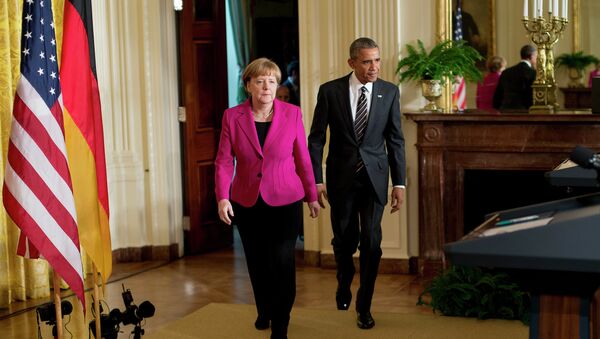 Angela Merkel i Barak Obama - Sputnik Srbija