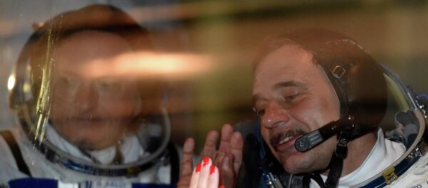 Kosmonauti „Roskosmosa“ Mihail Kornijenko i NASA-e Skot Keli - Sputnik Srbija