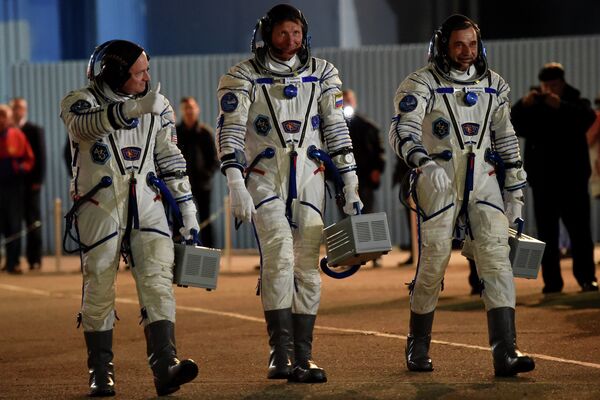 Astronauti smatraju da tenzije između SAD i Rusije nemaju nikakav uticaj na posadu MSS - Sputnik Srbija