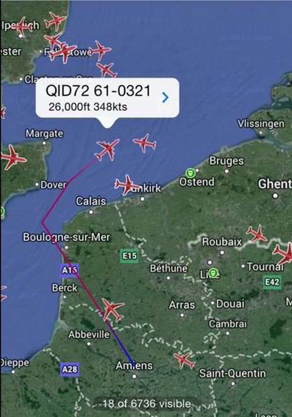 Let aviona „boing C-135” Let aviona „boing C-135” - Sputnik Srbija