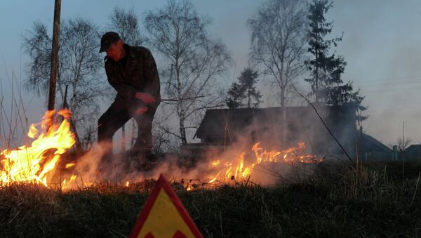 Пожар у Чернобиљу - Sputnik Србија