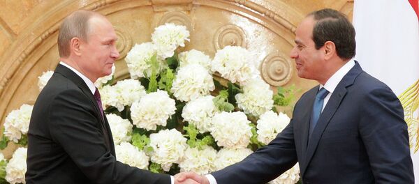 Владимир Путин и Абдел Фатах ел Сиси - Sputnik Србија