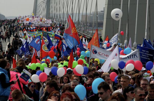 U Rusiji to rade drugačije ― proslava Prvog maja je karneval - Sputnik Srbija