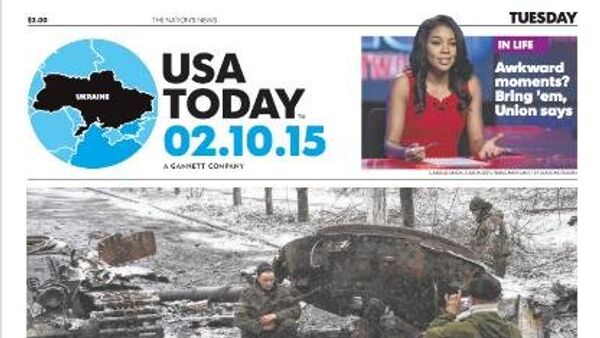 Skrinšot perve stranice USA Today - Sputnik Srbija