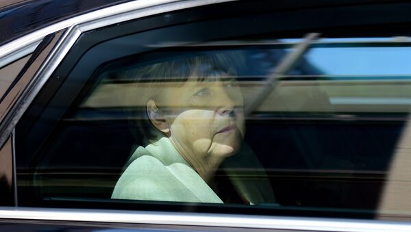 Angela Merkel u kolima - Sputnik Srbija
