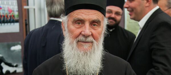 Njegova svetost patrijarh srpski Irinej na prijemu u ruskoj ambasadi povodom Dana pobede Njegova svetost patrijarh srpski Irinej na prijemu u ruskoj ambasadi povodom Dana pobede - Sputnik Srbija