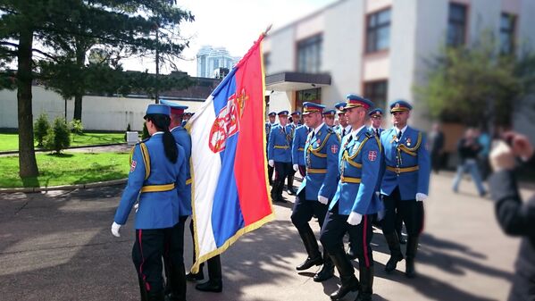 Gardisti vojske Srbije u Moskvi - Sputnik Srbija