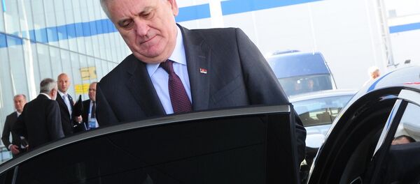 Dolazak predsednika Srbije Tomislava Nikolića u Moskvu Dolazak predsednika Srbije Tomislava Nikolića u Moskvu - Sputnik Srbija