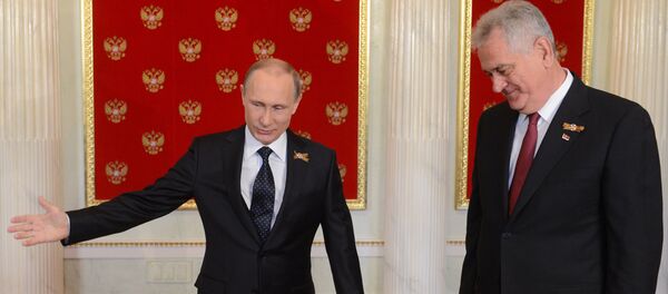 Predsednik Rusije Vladimir Putin dočekuje delegacije i počasne goste - Sputnik Srbija