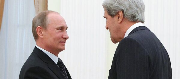 Владимир Путин и Џон Кери - Sputnik Србија