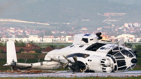 Helikopter Euleksa koji se srušio na aerodromu u Prištini - Sputnik Srbija