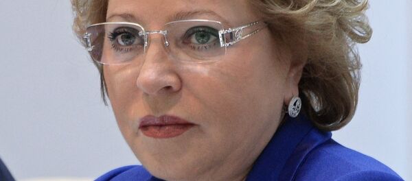 Валентина Матвијенко - Заседање Савета Федерације Русија - Sputnik Србија