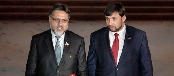Денис Пушилин и Владислав Дејнего - Sputnik Србија