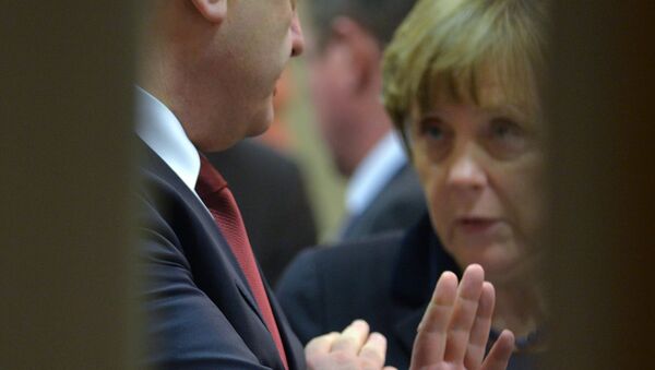 Angela Merkel i Petar Porošenko - Sputnik Srbija