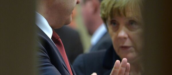 Angela Merkel i Petar Porošenko - Sputnik Srbija