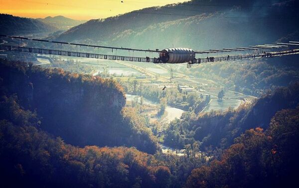 Највиши пешачки мост на свету у Сочију - Sputnik Србија