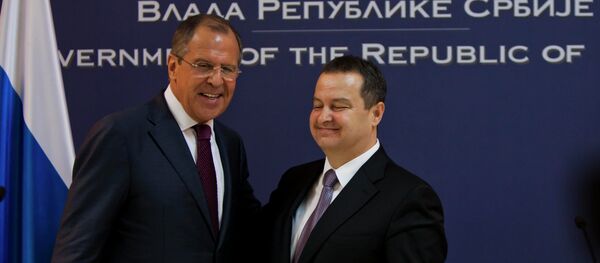 Министри спољних послова Русије и Србије - Сергеј Лавров и Ивица Дачић - Sputnik Србија