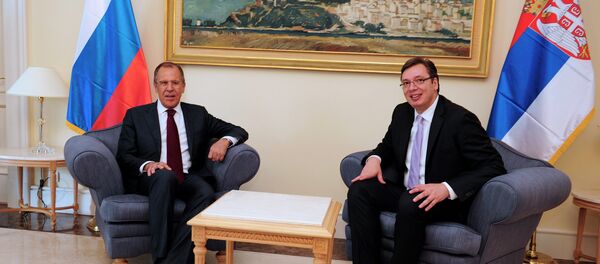 Александар Вучић и Сергеј Лавров - Sputnik Србија