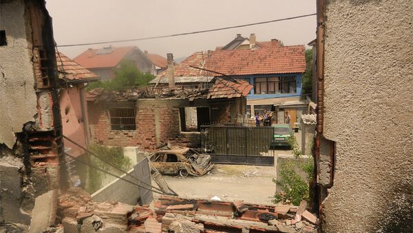 Насеље Диво код Куманова после терористичких борби - Sputnik Србија