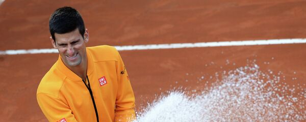Новак Ђоковић прославља одбарну титуле на Мастерсу у Риму - Sputnik Србија