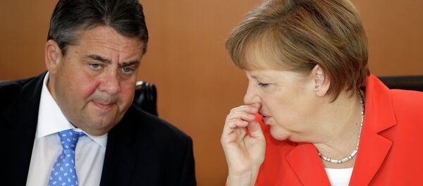 Ангела Меркел и Зигмар Габријел - Sputnik Србија