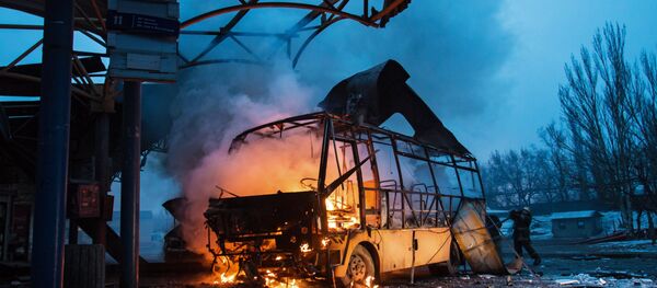 Donetsk after shelling - Sputnik Srbija