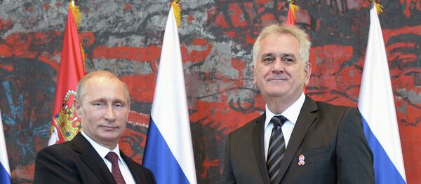 Владимир Путин и Томислав Николић - Sputnik Србија