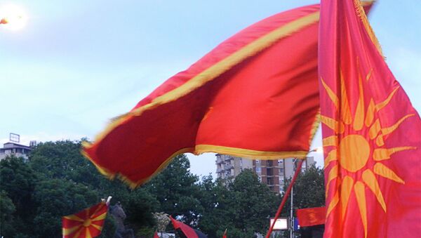 Митинг владајуће партије у Македнији - Sputnik Србија