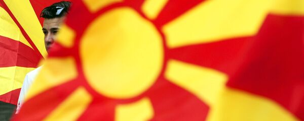 Makedonske zastave - Sputnik Srbija