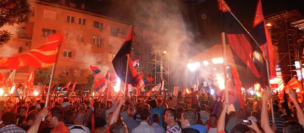 Митинг владајуће партије у Македнији - Sputnik Србија