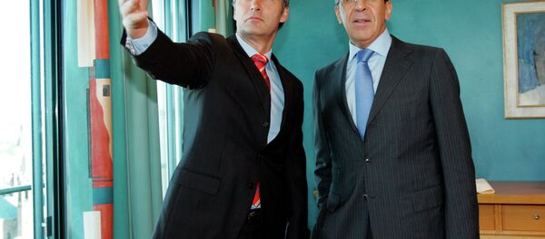 Stoltenberg i Lavrov 2007. godine - Sputnik Srbija