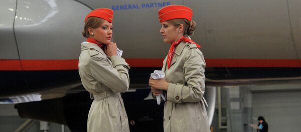 Презентација компаније Аерофлота  са олимпијским ознакама - Sputnik Србија