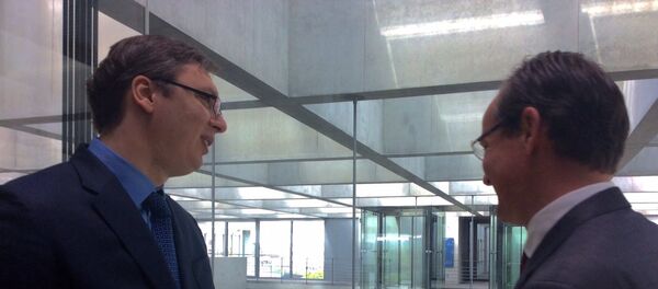 Александар Вучић и Гинтер Кирхбаум - Sputnik Србија