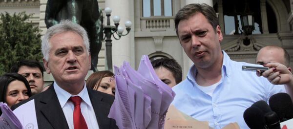 Tomislav Nikolić i Aleksandar Vučić - Sputnik Srbija