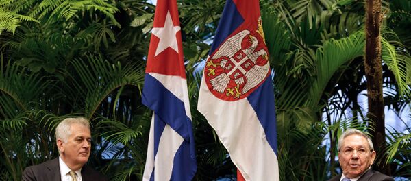 Томислав Николић и Фидел Кастро - Sputnik Србија