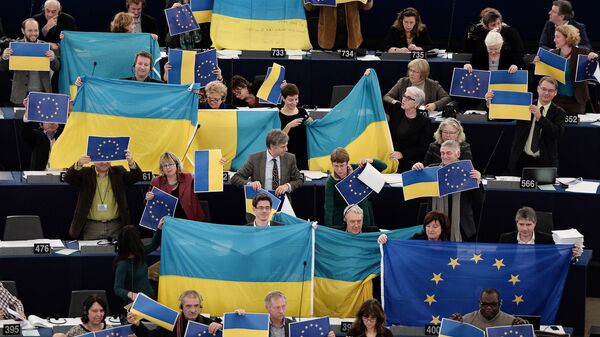Заставе Украјине и ЕУ у европском парламенту - Sputnik Србија
