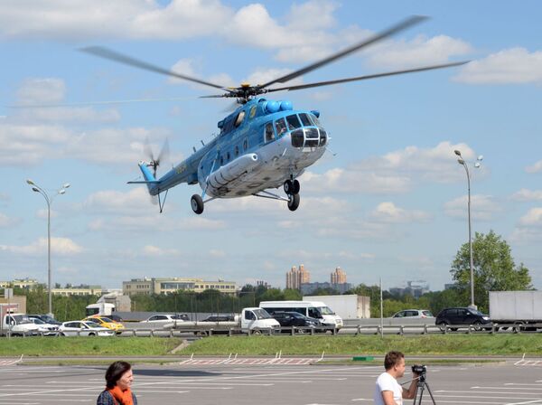 Helikopter Mi-8, stigao za učešće na izložbi „HelliRussia-2015“ - Sputnik Srbija