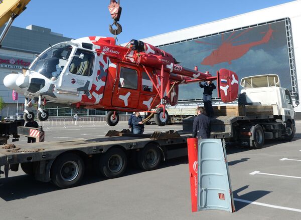Helikopter Ka-226T, stigao za učešće na izložbi „HelliRussia-2015“ - Sputnik Srbija
