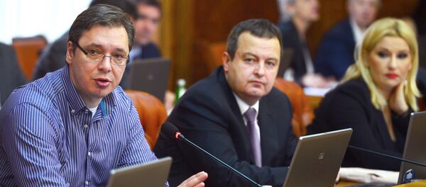 Aleksandar Vučić, Ivica Dačić i Zorana Mihajlović - Sputnik Srbija