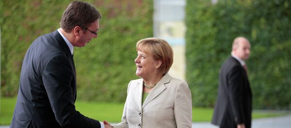 Александар Вучић и Ангела Меркел - Sputnik Србија