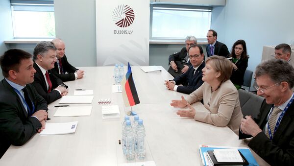 Ukraine's President Poroshenko visits Latvia - Sputnik Србија