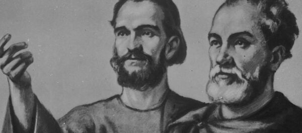 Slovenski prosvetitelji braća  Ćirilo i Metodije - Sputnik Srbija