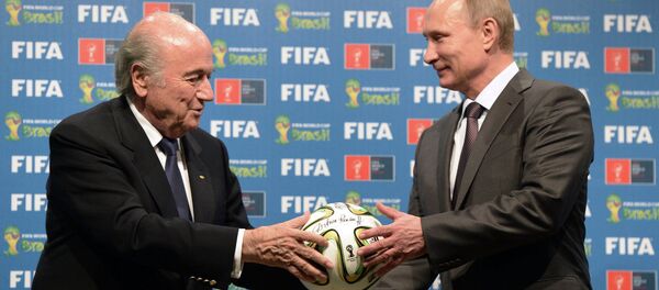 Владимир Путин и Сеп Блатер - Sputnik Србија