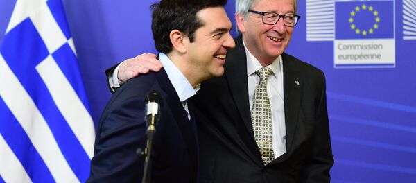 Алексис Ципрас и Жан Клод Јункер - Sputnik Србија