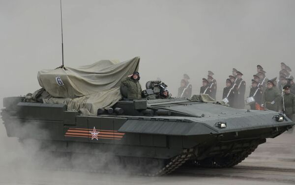 „Armata“, borbeni tenk nove generacije, na pripremama za Dan pobede - Sputnik Srbija
