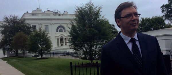 Александар Вучић у Вашингтону Александар Вучић у Вашингтону - Sputnik Србија