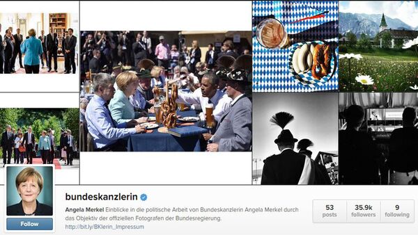 Instagram profil Angele Merkel - Sputnik Srbija